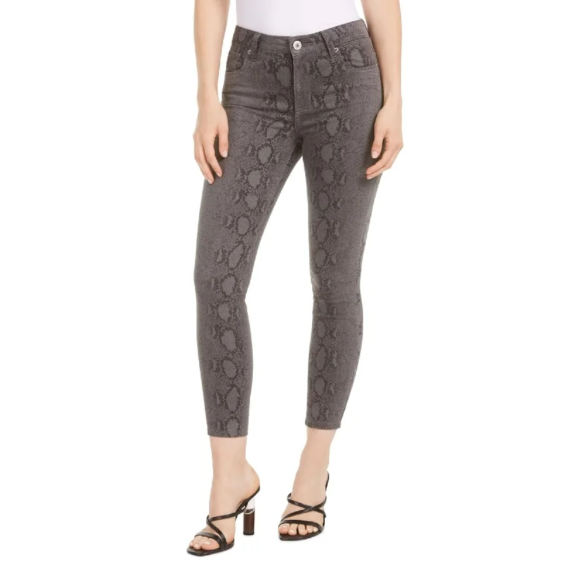 Fashionable Items Sts Blue Women's Ellie Snake Print High Waist Skinny Jeans Grey Size 29