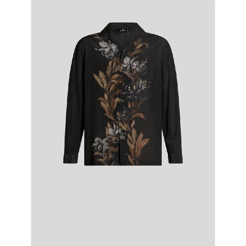 Easygoing Fashion BOWLING SHIRT WITH PLACED PRINT