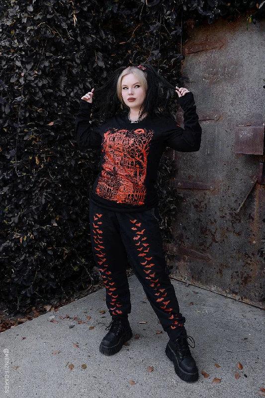 Casual Chic Bat Joggers [PUMPKIN ORANGE] [UNISEX]