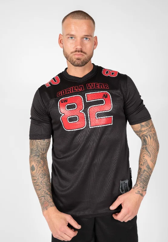 Streetwear Look Fresno T-Shirt - Black/Red