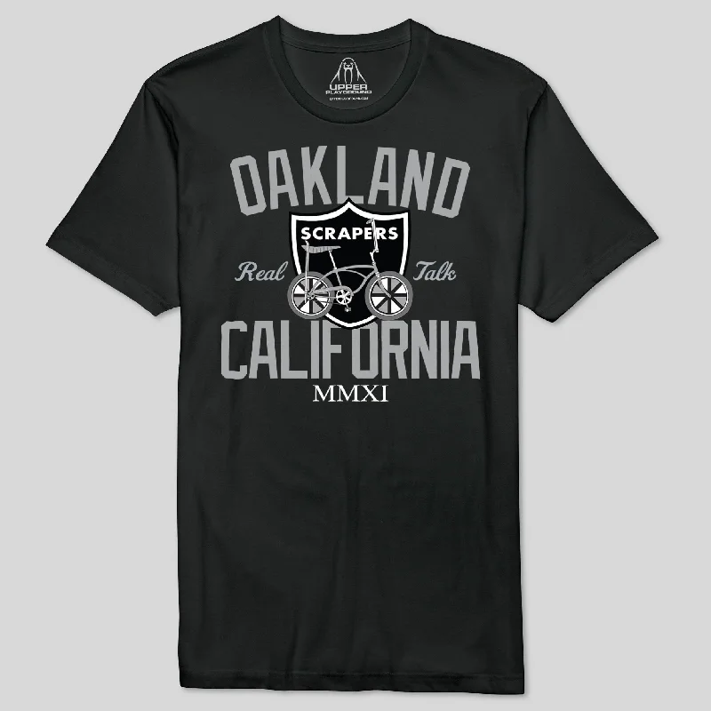 Casual Knitwear SCRAPERS REAL TALK MEN'S  TEE