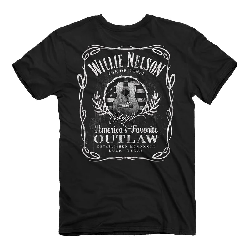 High-end Jackets Willie Nelson - Outlaw T-Shirt