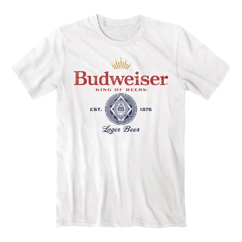Sporty Wardrobe Budweiser - Logo T-Shirt
