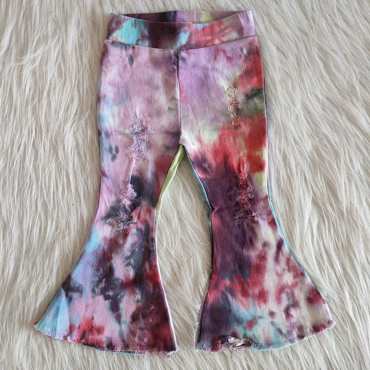 Versatile Style C14-16 Girls Tie Dye Jeans