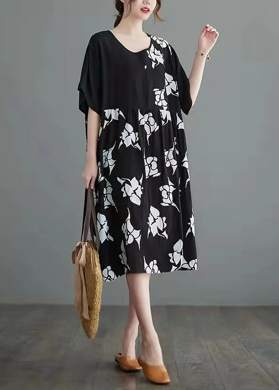 Noble And Elegant Fashion Black Cotton Blend Tops Plus Size Clothing Cotton Blend Clothing Tops Vintage Prints O Neck Natural Cotton Blend Pullover Noble And Elegant Fashion Black Cotton Blend Tops Plus Size Clothing Cotton Blend Clothing Tops Vintage Prints O Neck Natural Cotton Blend Pullover