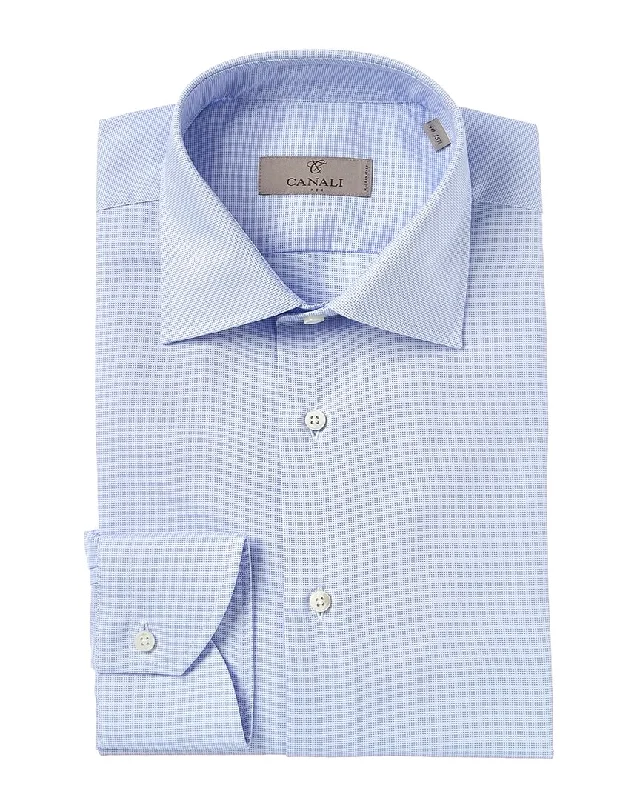 Luxury Comfort Canali Modern Fit Dress Shirt