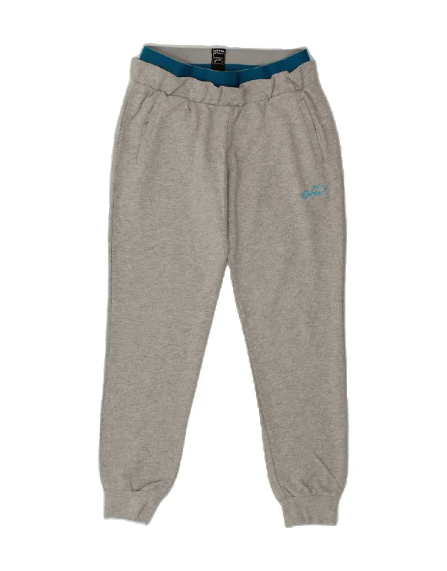 Premium Comfort ERREA Mens Tracksuit Trousers Joggers Small Grey