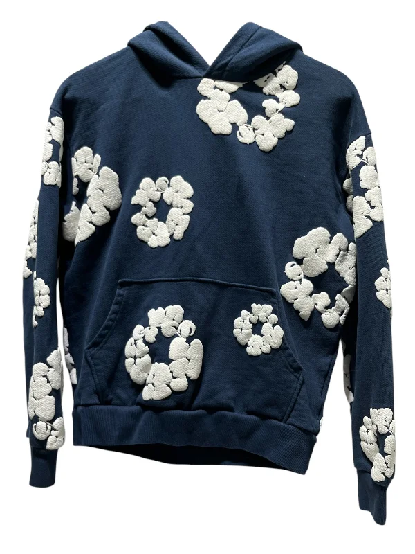 Lounge Wear DENIM TEARS/Hoodie/M/Cotton/NVY/ORIGINAL DESIGN
