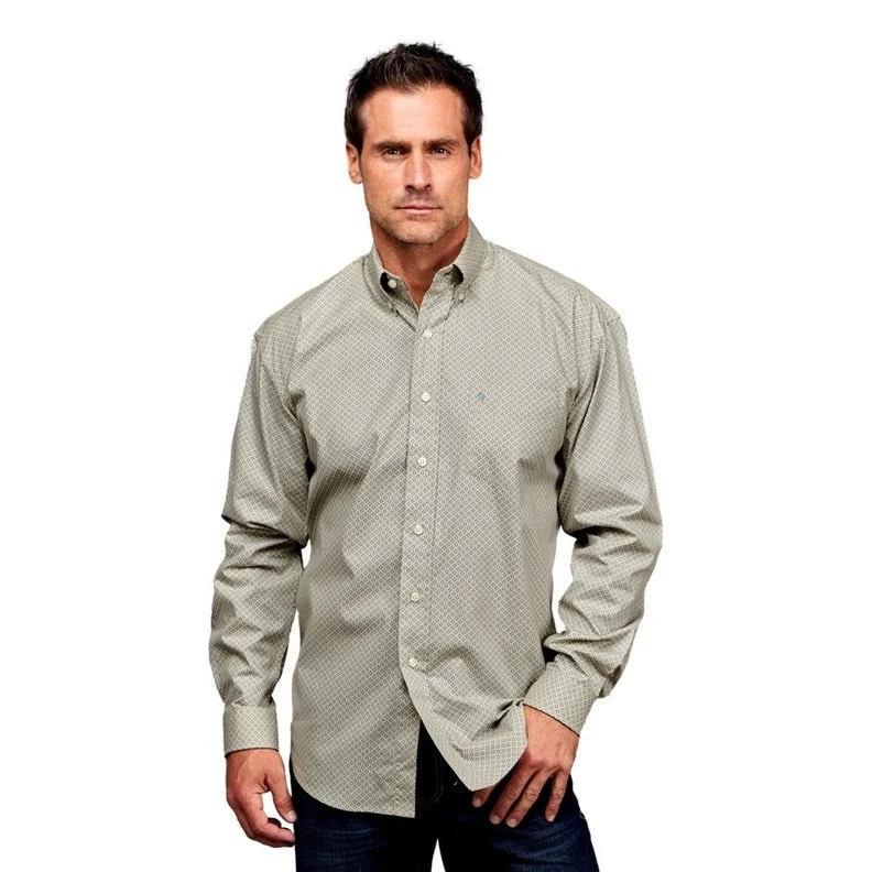 Lounge Wear Stetson Western Shirt Mens L/S Denim Square Blue 11-001-0526-5022 BU