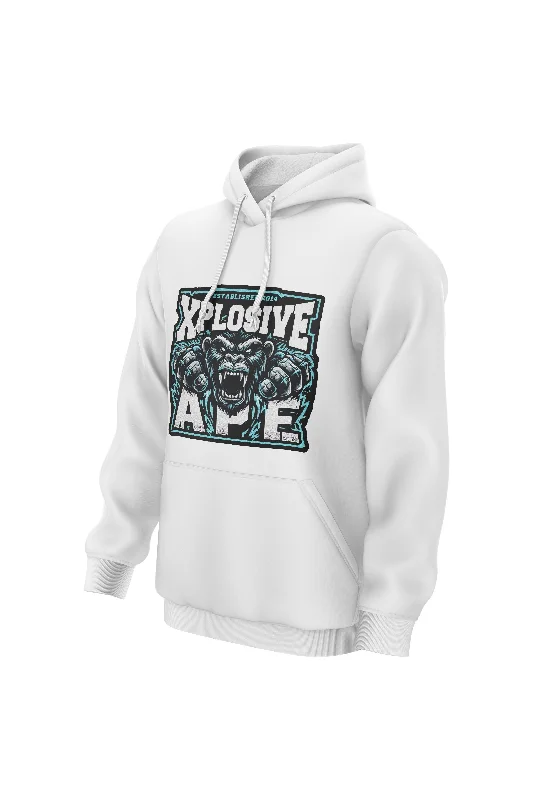 Techwear Fashion XAPE Cold Blooded Hoodie - White