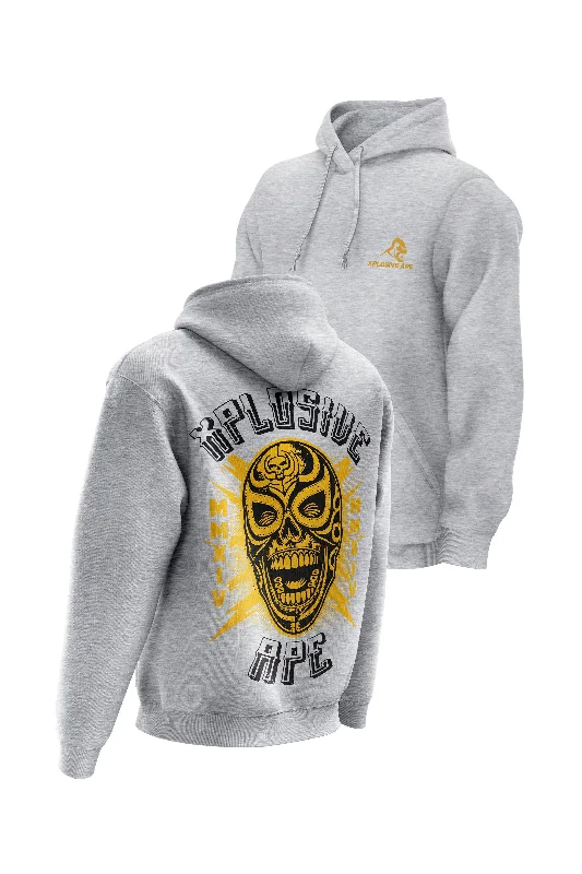 Comfy Jackets XAPE Day Of The Dead Hoodie - Sports Grey
