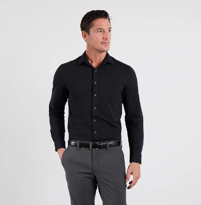 Casual Hoodies Lenox Dress Shirt Classic Fit - Onyx Black