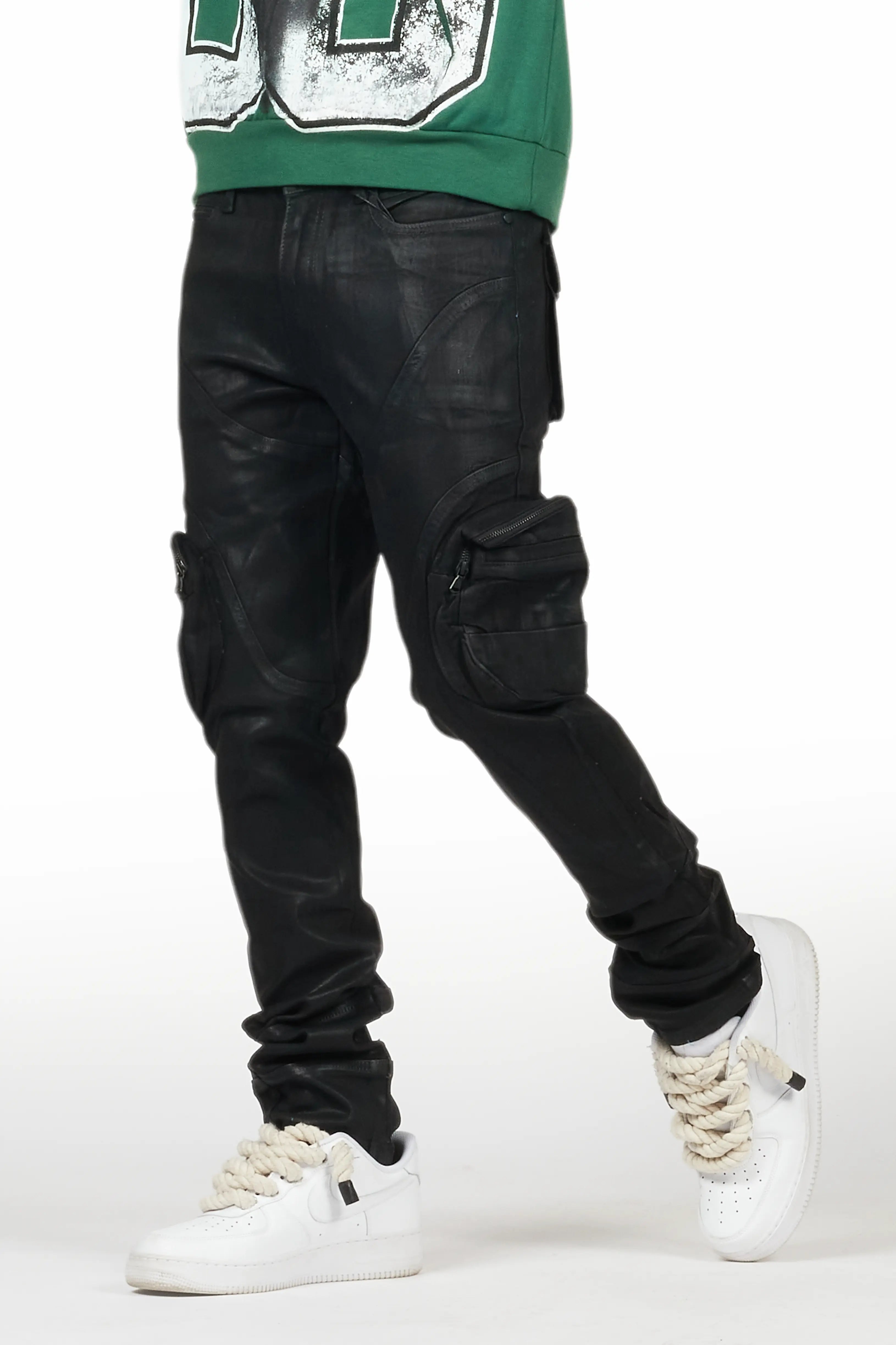 Stylish Apparel Slvion Black Skinny Fit Jean