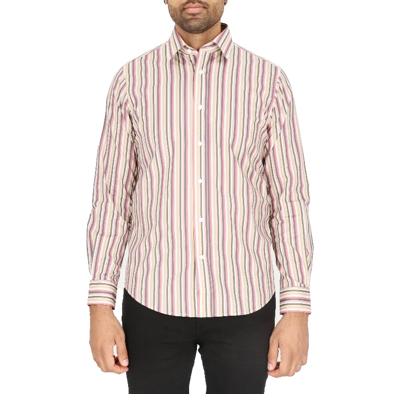 Comfortable Shoes Scotch & Soda Mens Multicolored Dress Shirt