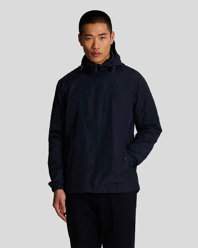 Puffer Jackets Tonal Eagle Zip Through Hooded Jacket