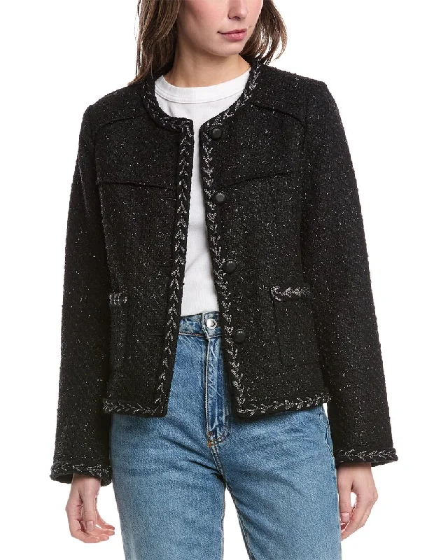 Fashion Design rag & bone Mirabelle Tweed Wool-Blend Jacket