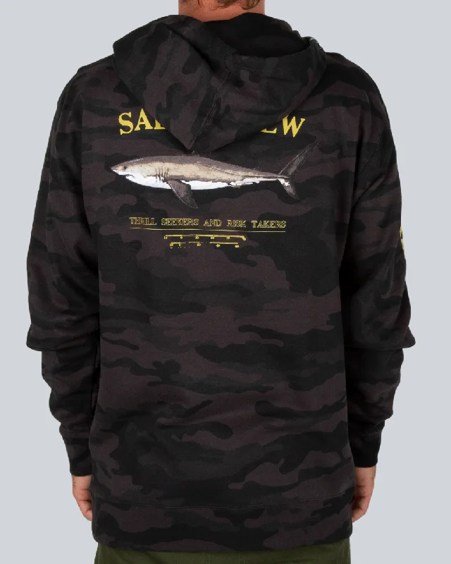 Urban Apparel Bruce Hood Fleece - Black/Camo
