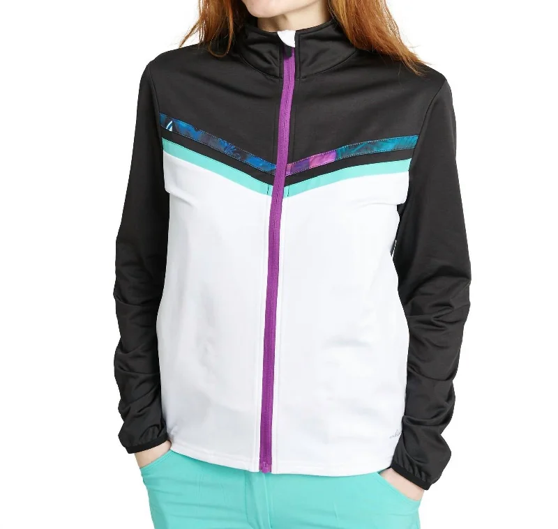 Luxury Customization Women Sherwood Fullzip Fleece Jacket In Violet