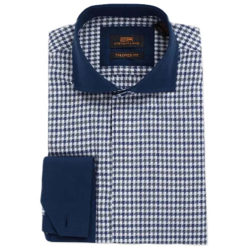 Casual Jackets STEVENLAND Jago Dress Shirt | French Cuff & Spread Collar /Ds325