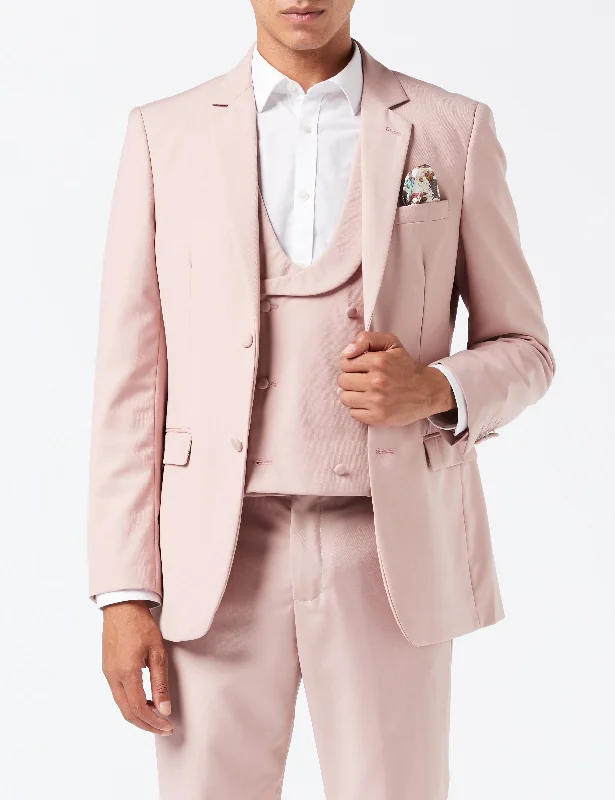 Soft T-Shirts LETE - PINK SUMMER WEDDING JACKET & WAISTCOAT