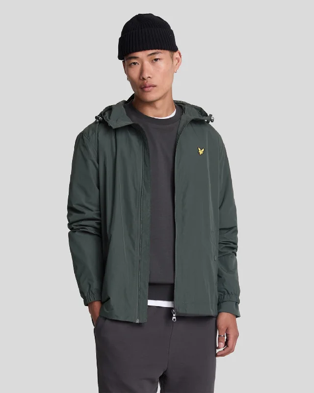 Smart Casual Zip Through Hooded Jacket