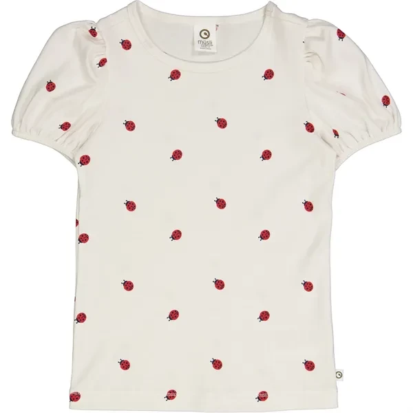 Fashion Innovation Müsli Balsam Cream/Apple Red/Night Blue Ladybird Puff Top