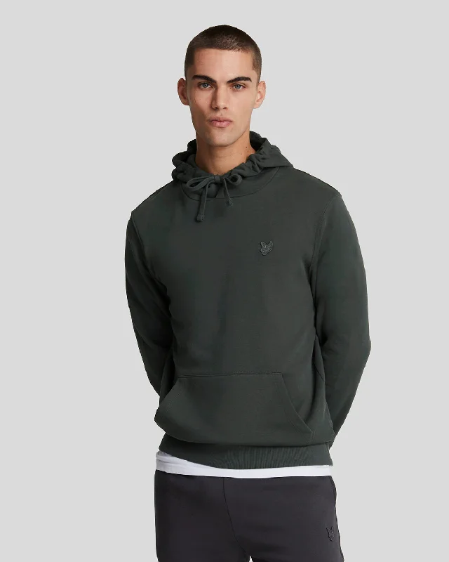 Lounge Wear Tonal Eagle Pullover Hoodie