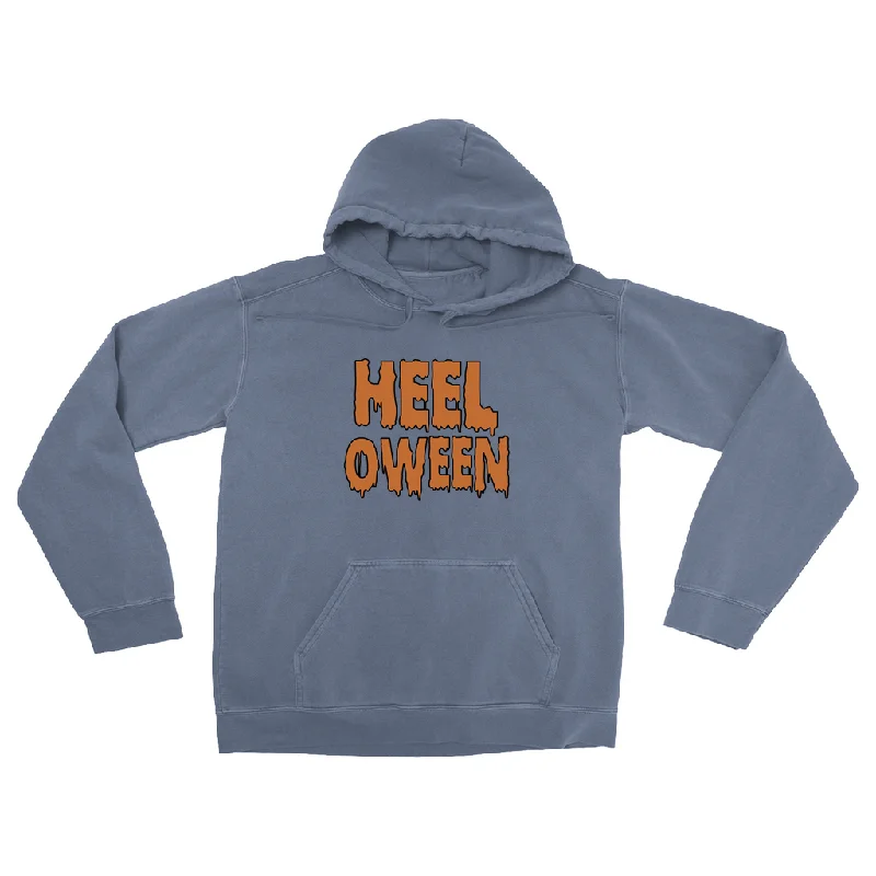 Designer Footwear Heel-oween Comfort Colors Adult Sweatshirt in Blue Jean