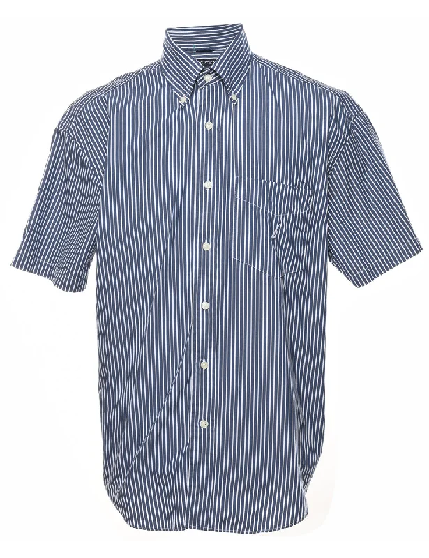 Modern Casuals Nautica Striped Smart Shirt - L