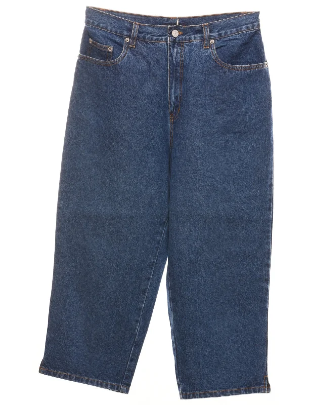 Energy Wear Bill Blass Tapered Medium Wash Cropped Jeans - W28 L22