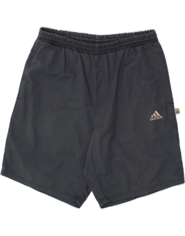 Classic Casual ADIDAS Mens Sport Shorts Large  Navy Blue Polyester