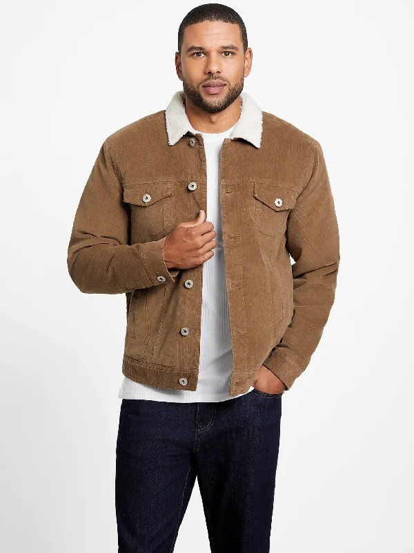 Urban Apparel Brent Sherpa Corduroy Jacket
