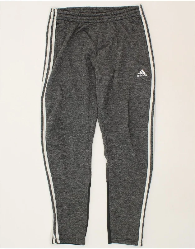 Urban Apparel ADIDAS Mens Aeroready Tracksuit Trousers Medium Grey Colourblock
