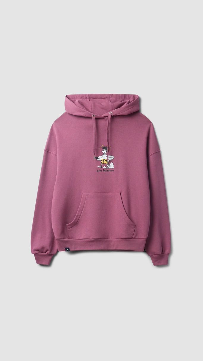 Soft T-Shirts SUDADERA CON CAPUCHA WIPEOUT BERRY