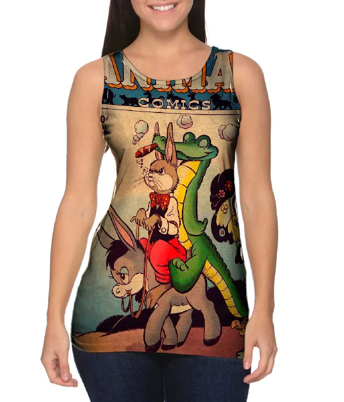Editorial Design Donkey Ride Comic Retro