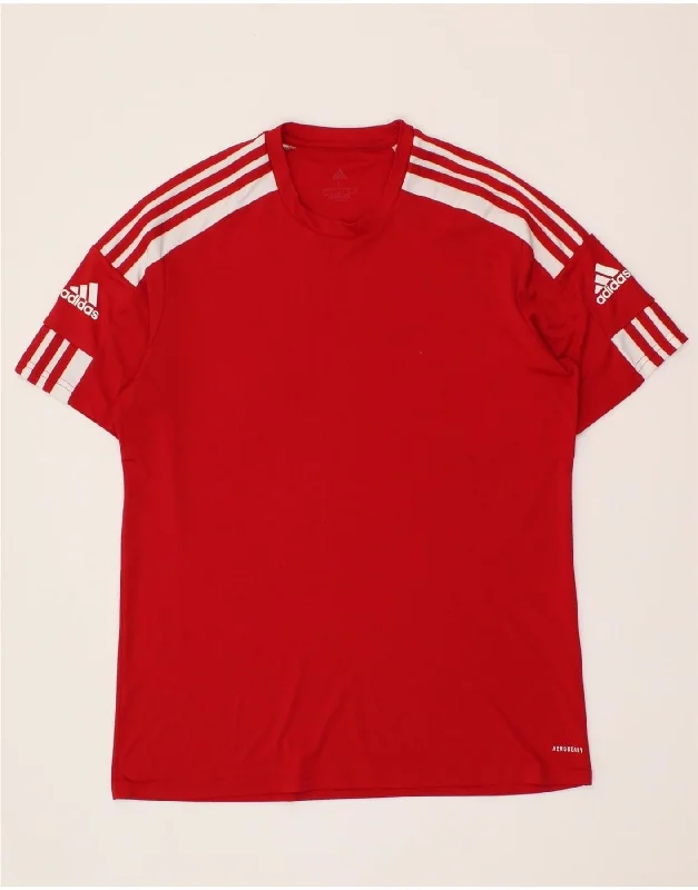 Active Gear ADIDAS Mens Aeroready T-Shirt Top Large Red