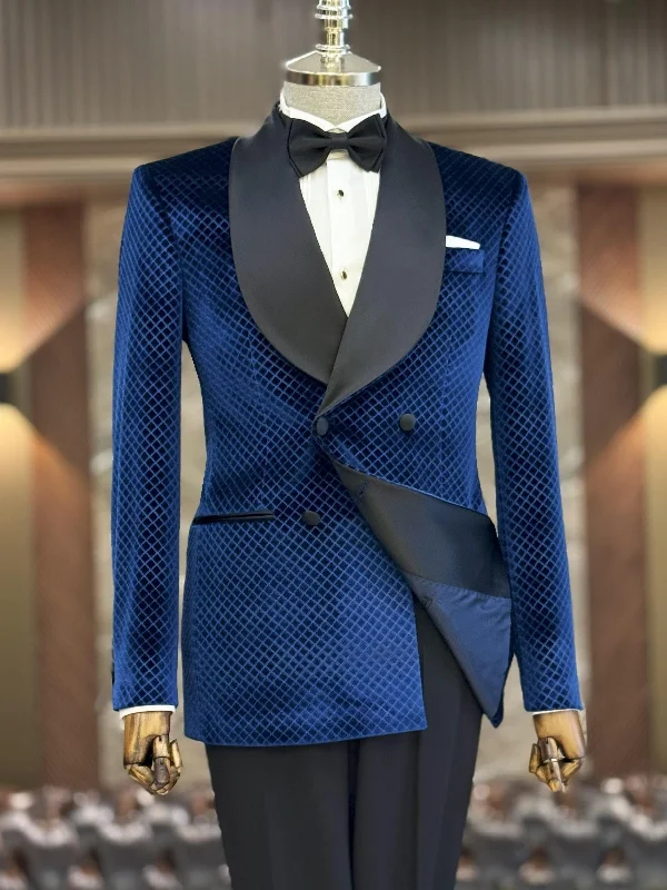 Everyday Wear Navy Double Breasted Tuxedo 2-Piece