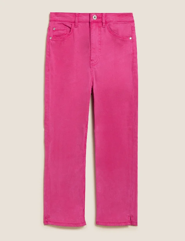 Economic Outlook Supersoft High Waisted Skinny Cropped Jeans