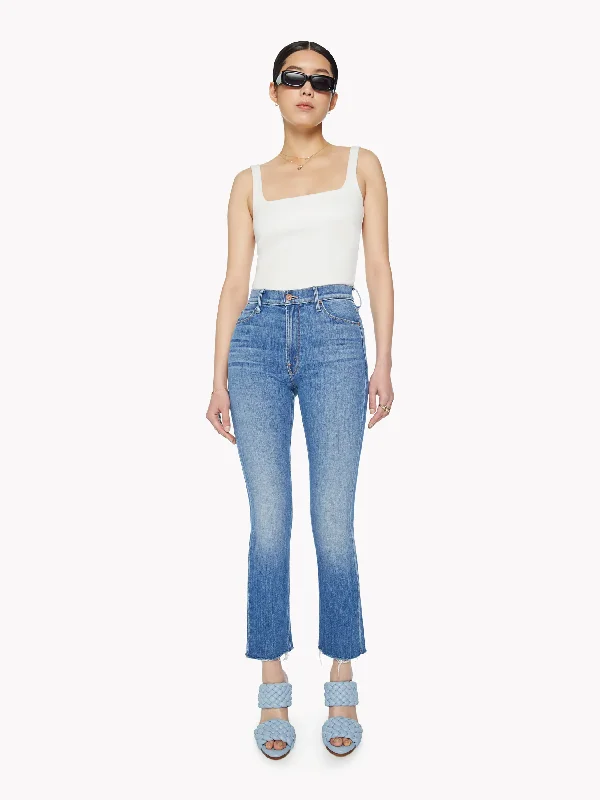 Youthful Vitality 1906-624nws MOTHER Mid Rise Dazzler Ankle Fray