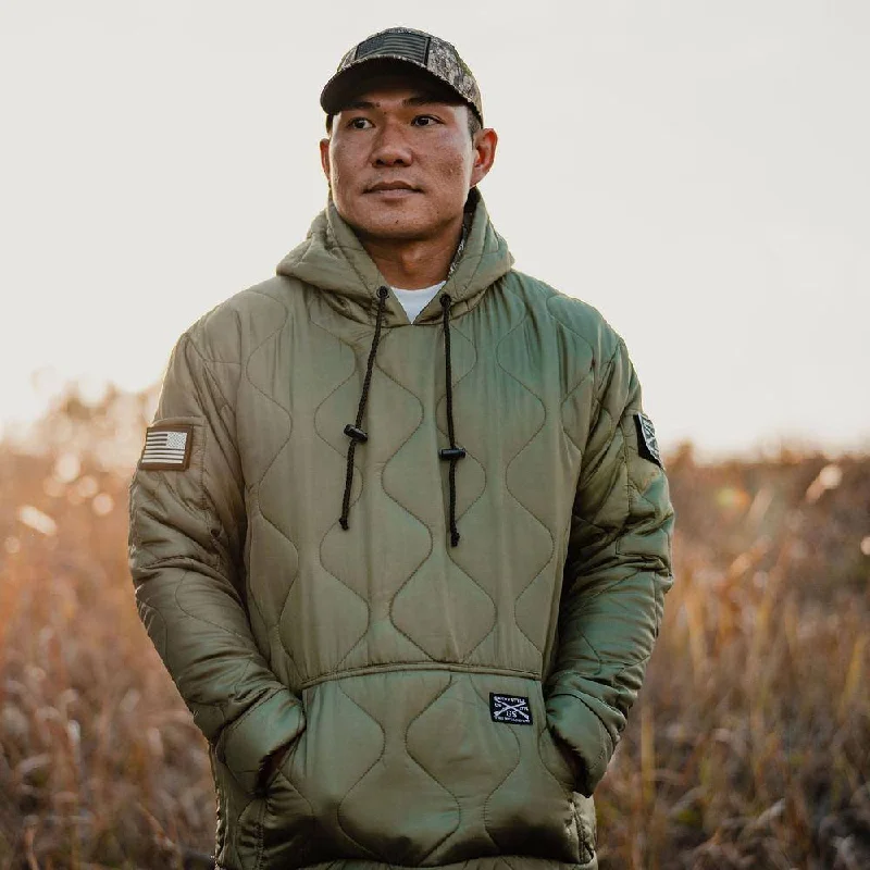 Smart Wear Woobie Hoodie Pullover - Military Green