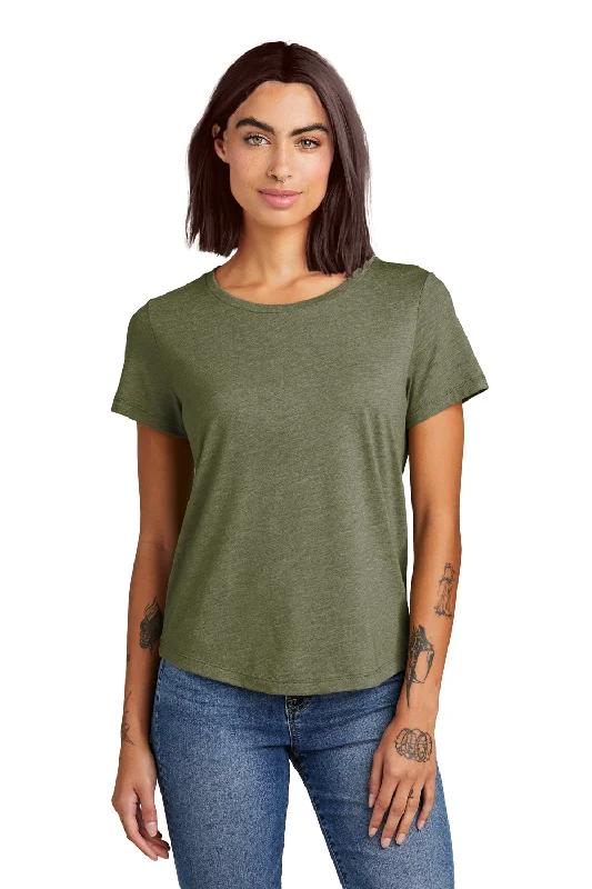 Quality Tailoring Allmade Womens Short Sleeve Scoop Neck T Shirt - Olive You Green