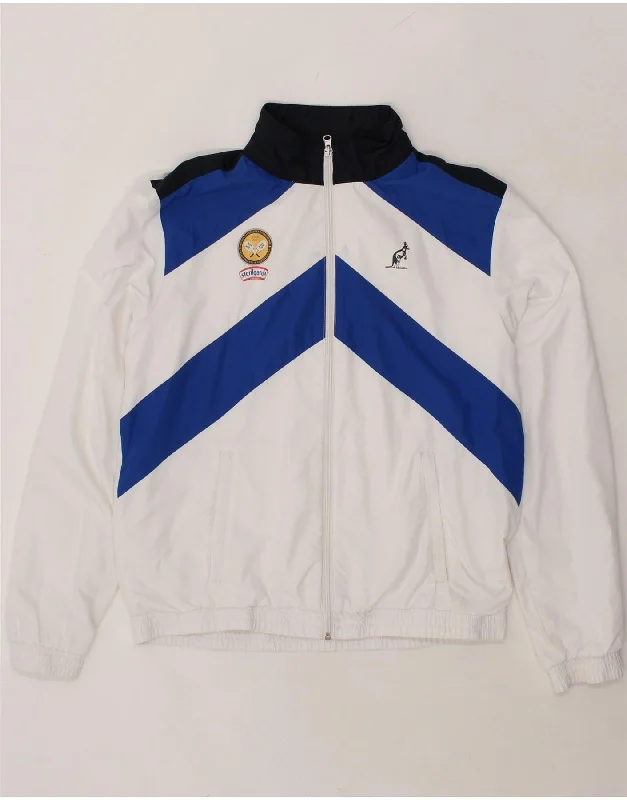 Relaxed Wardrobe AUSTRALIAN L'ALPINA Mens Tracksuit Top Jacket Large White Colourblock