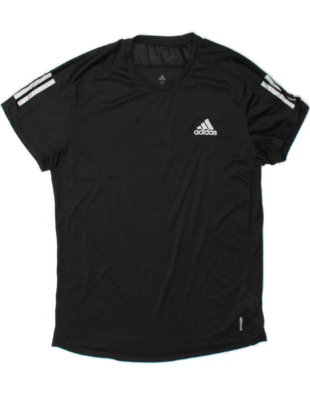 Everyday Essentials ADIDAS Mens Aeroready T-Shirt Top Medium Black Polyester
