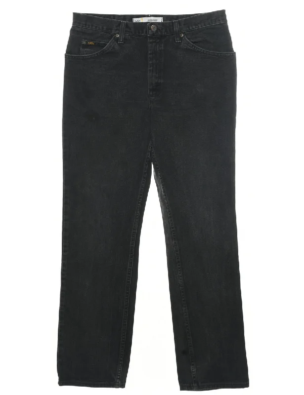 Must-have For Autumn And Winter Black Lee Jeans - W34 L32