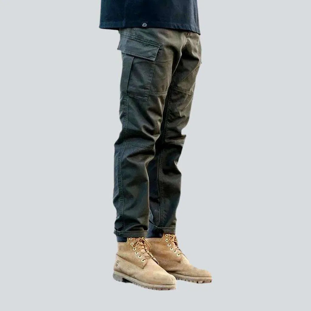 Soft T-Shirts Hiking tactical worker men's denim pants