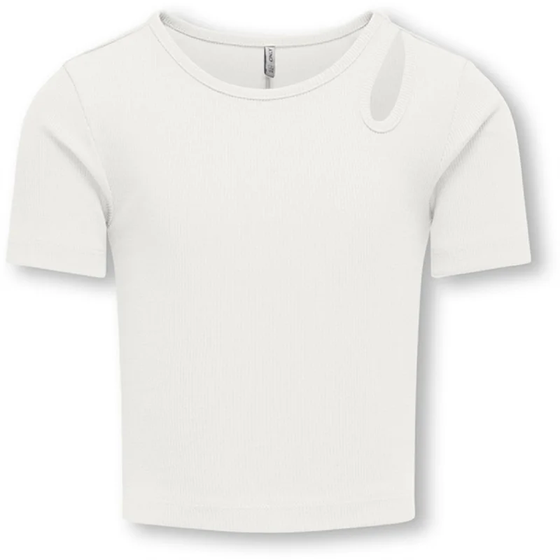 Elegant Wear Kids ONLY Cloud Dancer Nessa Cut Out Top Noos