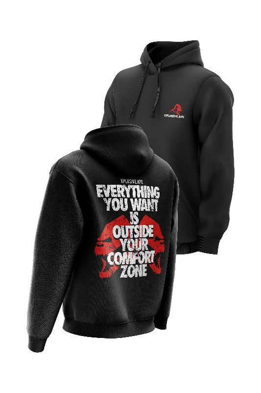 Timeless Style XAPE Zoned Hoodie - Black