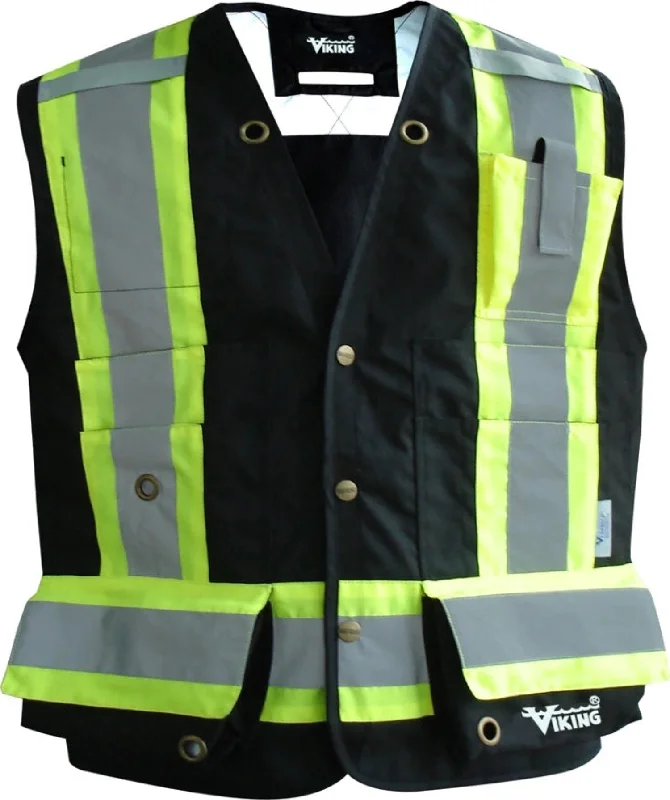 Casual Jackets Viking Men's Professional® Journeyman Trilobal Rip-Stop FR Surveyor Vest