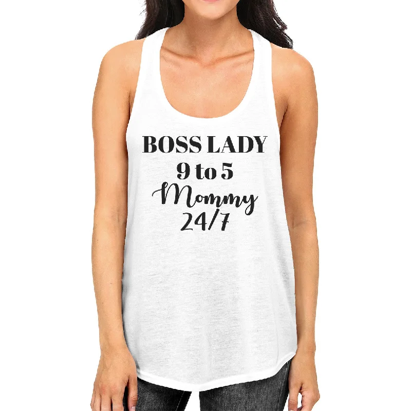 Designer Gloves Boss Lady Mommy Women's Graphic Tanks Funny Mothers Day Gift Idea