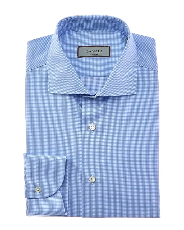 Street Style Canali Dress Shirt